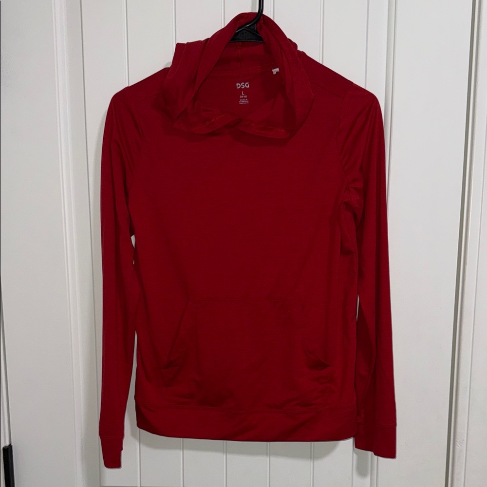 DSG Boy's Red Hooded Pullover Sweatshirt